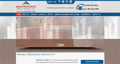 Desktop Screenshot of maintenanceandmorellc.com